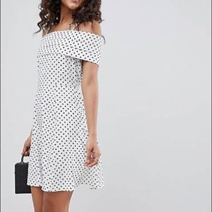 ASOS DESIGN Tall spot mini sundress, Size 2